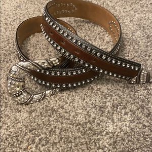 Used Justin Boot Leather Belt 36 Women’s